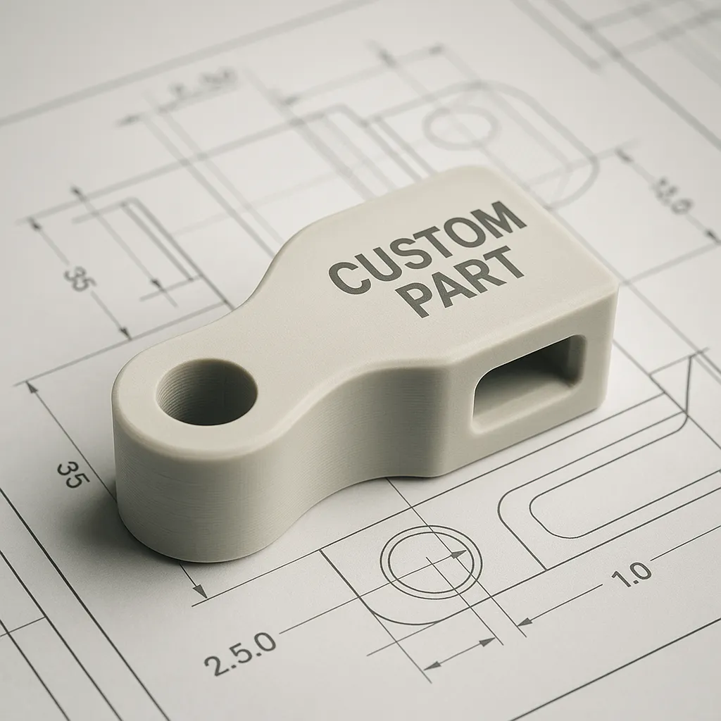 Pieza personalizada diseñada a medida